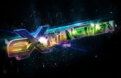 3D Typographic design inspiration