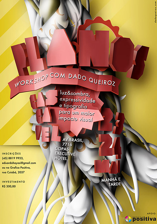 3D Typographic design inspiration