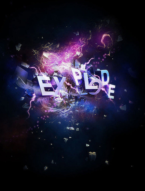 3D Typographic design inspiration