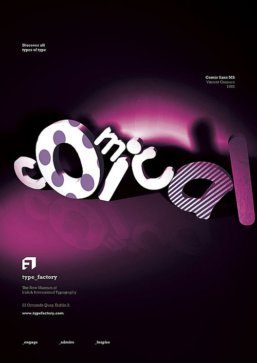 3D Typographic design inspiration