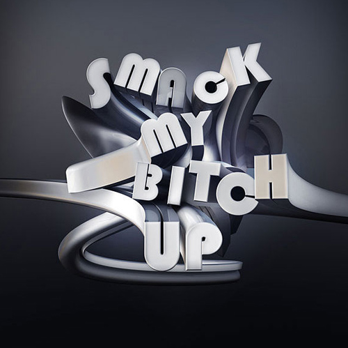 3D Typographic design inspiration