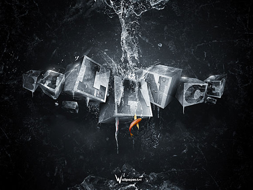 3D Typographic design inspiration