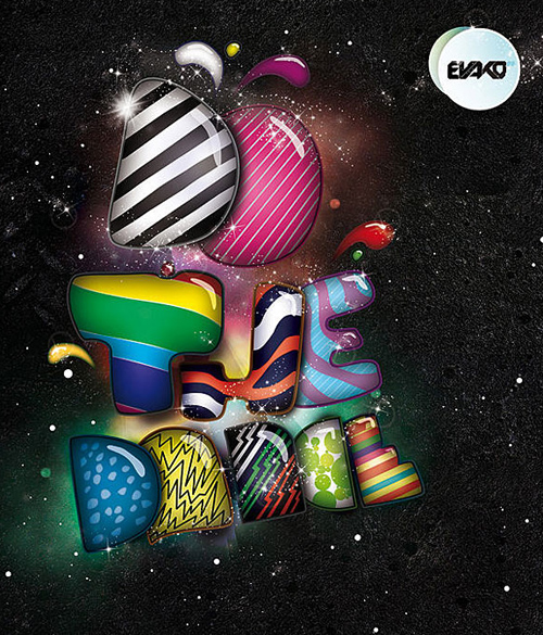 3D Typographic design inspiration