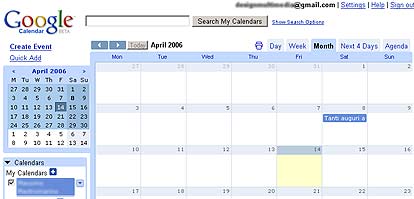 google calendar
