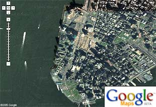 google satellitare
