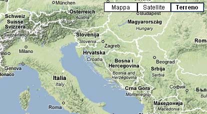 tasto terreno google maps