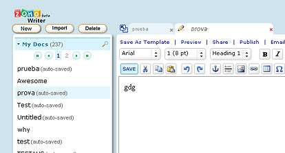 editor WYSIWYG